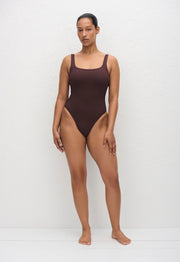 Nineties Maillot - Aubergine Crinkle - Matteau
